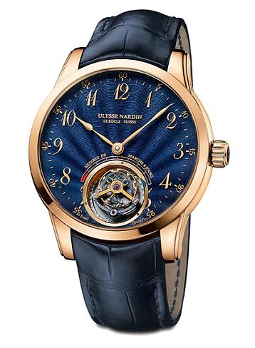 Ulysse Nardin Complications Anchor Tourbillon Blue Enamel 1786-133/E3 Replica Watch